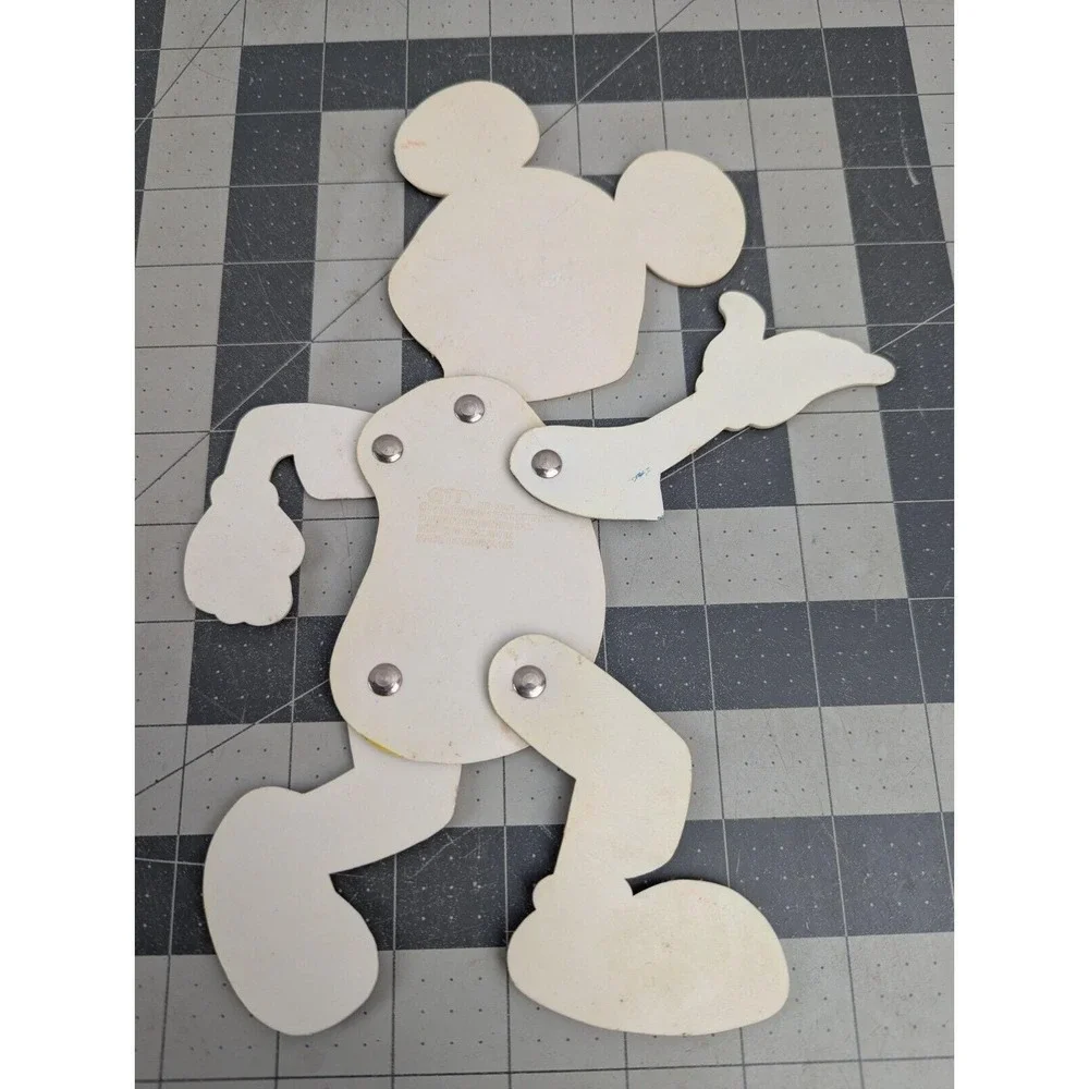 Mickey Mouse Articulated Flat‎ Figure Plastic Jointed 10 Inch Durham Industries